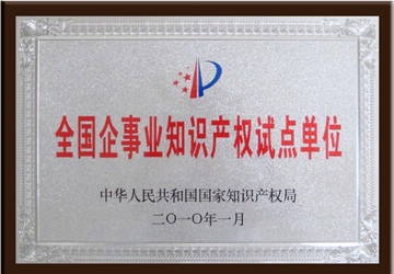 全國企事業(yè)知識(shí)產(chǎn)權(quán)試點(diǎn)單位